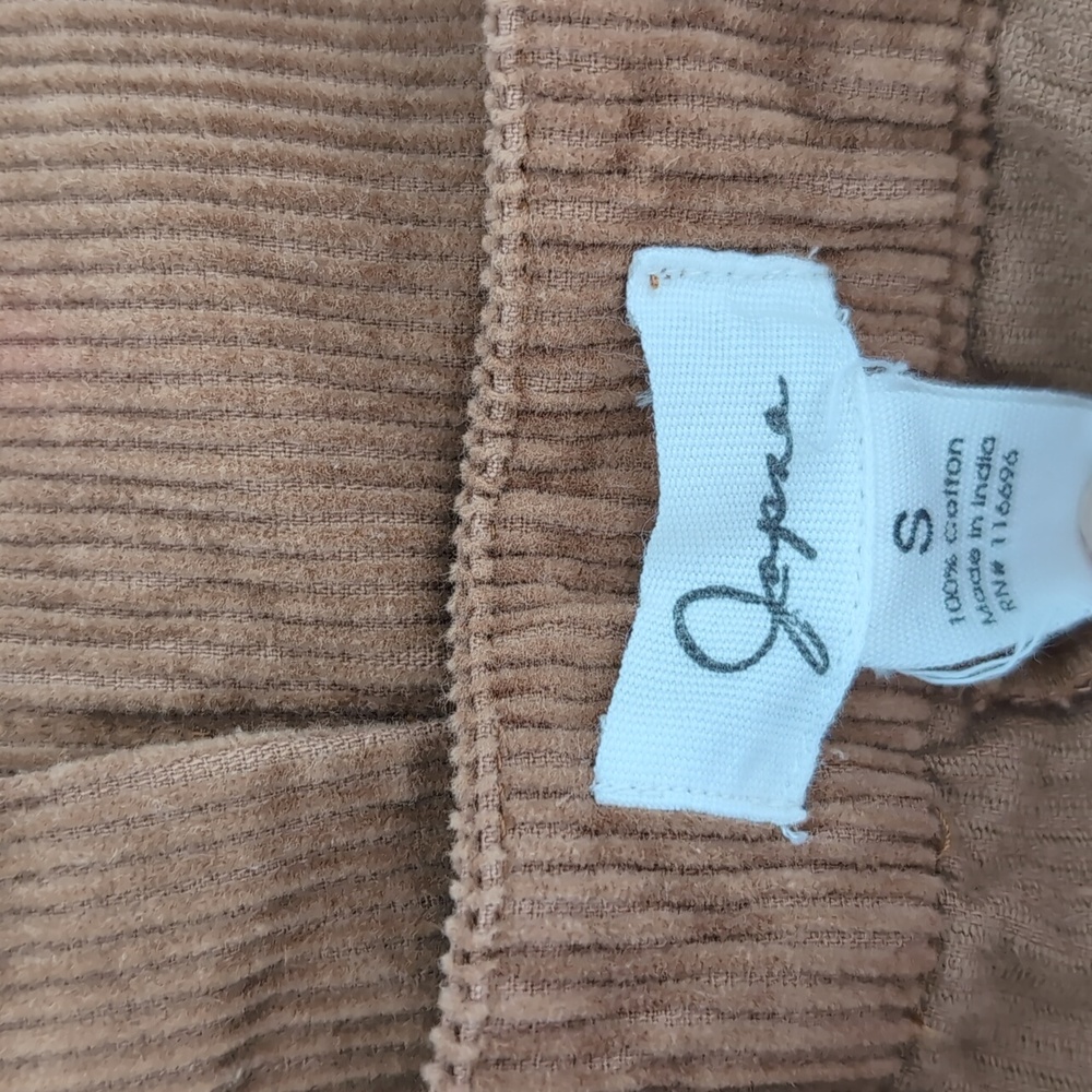 Japna Camel Corderoy Mini Skirt Size Small With Pockets! - Picture 5 of 7